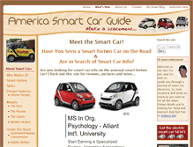 Tablet Screenshot of america-smart-car-guide.com